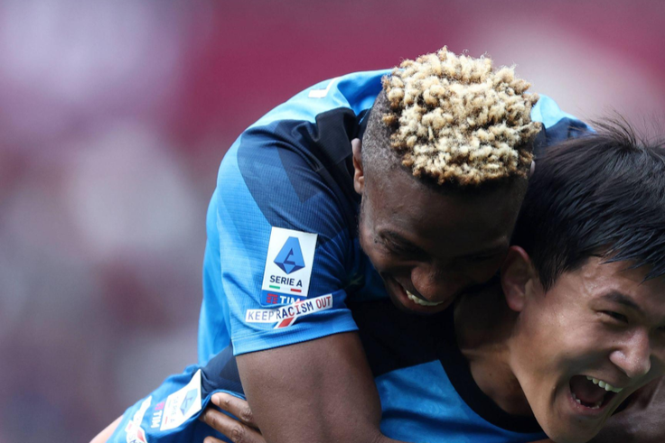 Osimhen and Kim Min-Jae