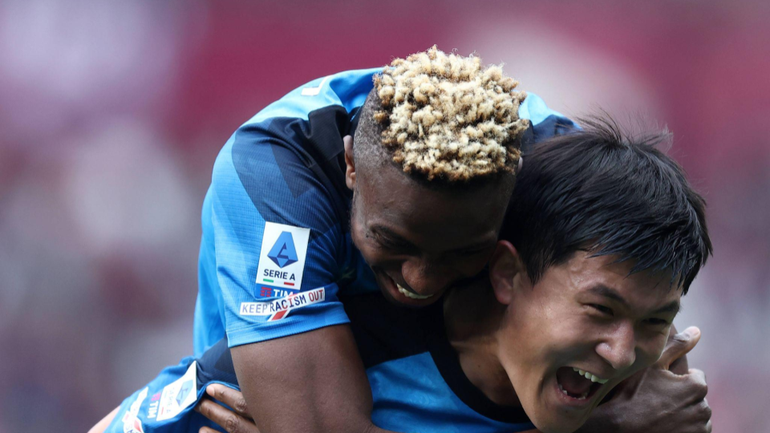 Osimhen and Kim Min-Jae