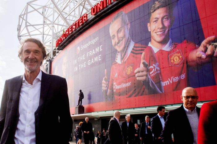 Manchester United's new co-owner Sir Jim Ratcliffe || Image credit: Imago