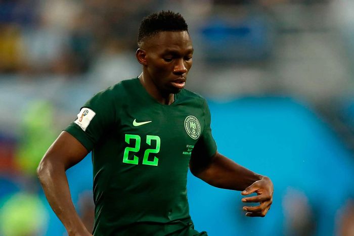 Super Eagles of Nigeria defender Kenneth Omeruo