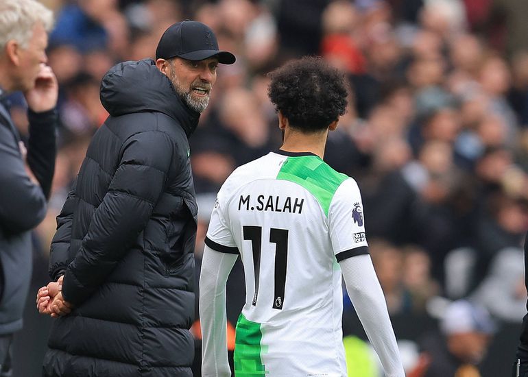 Salah and Klopp || Imago