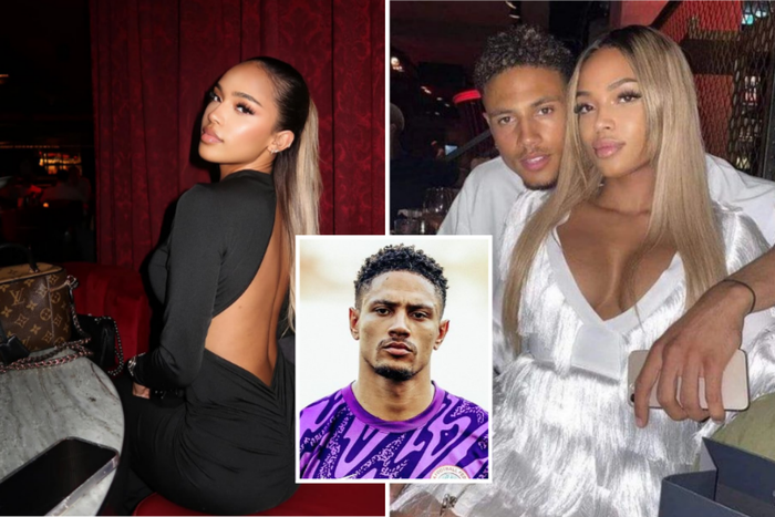 Maduka Okoye’s on-off partner celebrates his Super Eagles comeback with 'cute' family moment