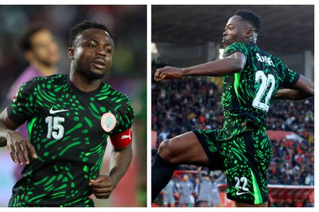 Akor Adams and Moses Simon too strong for Team Melli