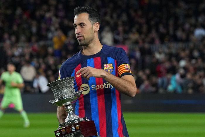 Barcelona midfielder Sergio Busquets