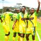 Kakamega Homeboyz players celebrating during a past match