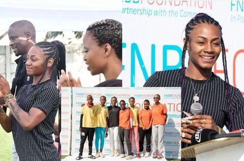 Sha'Carri Richardson inspires Botswana youths ahead of Golden Grand Prix