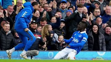 Home at last! Gueye delivers Premier League safety for Everton amid turbulent season
