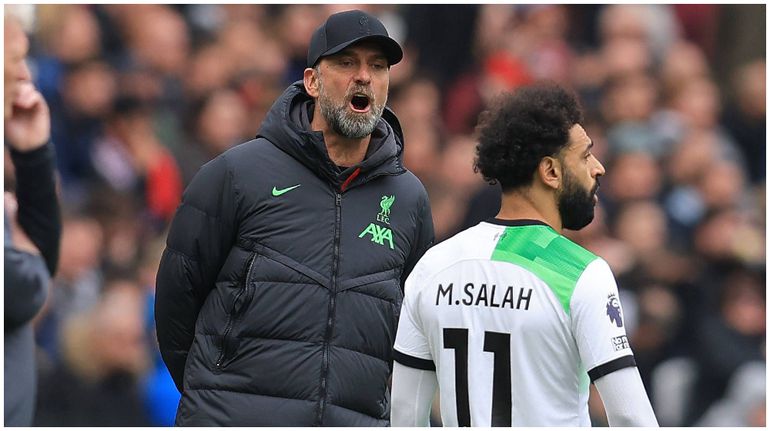 Jurgen Klopp and Mo Salah gets into a heated argument at West Ham United.