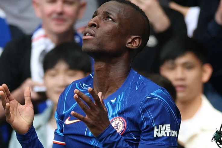 Chelsea striker Nicolas Jackson.