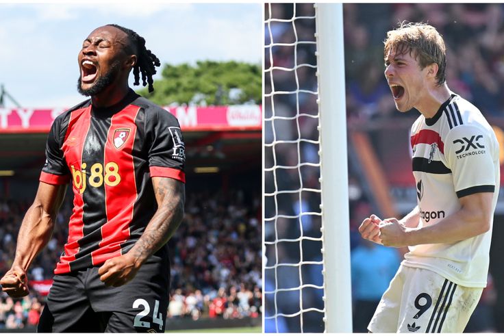 Bournemouth vs Man Utd: Hojlund strikes late to rescue Red Devils against 10-man Cherries