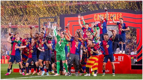 Barcelona 3-2 Real Madrid: Barca beat up Los Blancos again in thrilling Copa del Rey El Clasico final