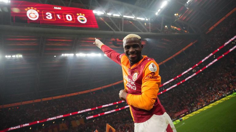 Super Eagles star Victor Osimhen opened the scoring at RAMS Park || Imago