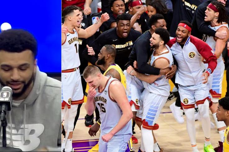 Jamal Murray was questioned by Pulse Sports about shifting his focus to capturing the NBA Finals MVP award after his star teammate won the WCF MVP award.