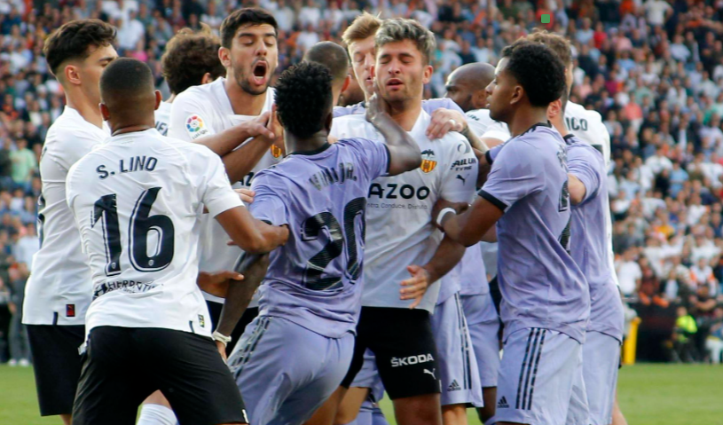 Spanish football federation orders partial stadium ban and fine for racism  suffered by Real Madrid star Vinícius Jr. at Valencia match, rescinds red  card