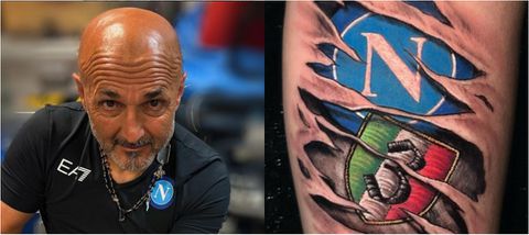 Napoli boss Spalletti shows off new tattoo weeks after winning Scudetto
