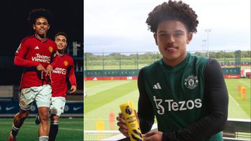 Shola Shoretire: Nigerian-born star poses with PL 2 Goal of the Season Award