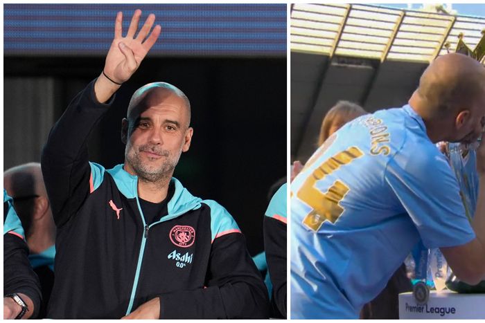 Pep Guardiola became the first manager to win four PL titles in a row.