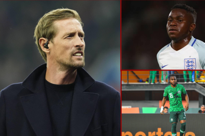 Peter Crouch addressed alleged quote on Ademola Lookman's international career || Image credit: Imago