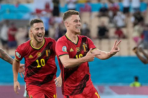 Hazard stunner enough for Belgium to oust Portugal and Ronaldo from Euro 2020