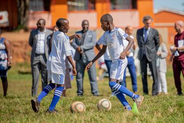 Xcalibur Foundation's Fun Day brings Arbeloa message, Mawejje and Seeninde inspiration to Naguru youth