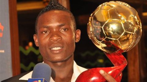 George 'Blackberry' Odhiambo when he won the 2010 Player of the Year.