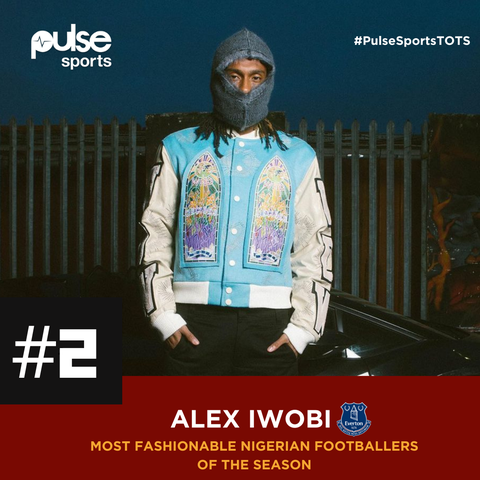 Alex Iwobi is one of the most fashionable Nigerian footballers of the season.
