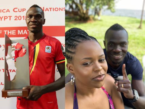 Uganda Cranes captain Okwi celebrates wedding anniversary in heartwarming gesture