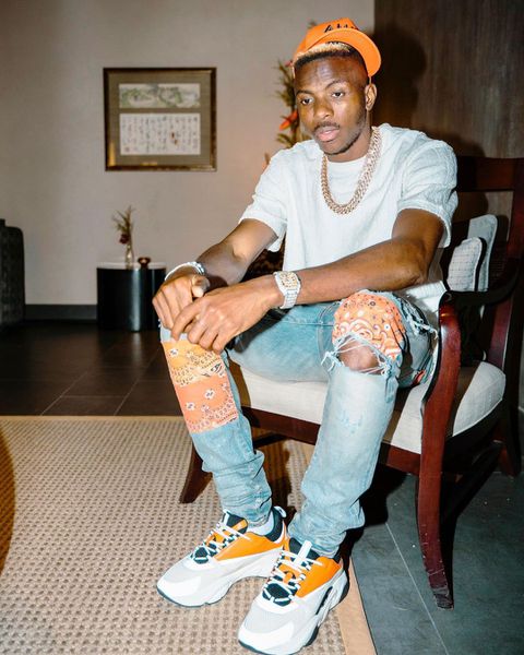 Victor Osimhen is one of the most fashionable Nigerian footballers of the season