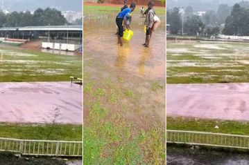 Water logged pitch leads to postponement of Shabana clash