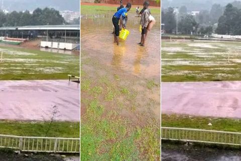 Water logged pitch leads to postponement of Shabana clash