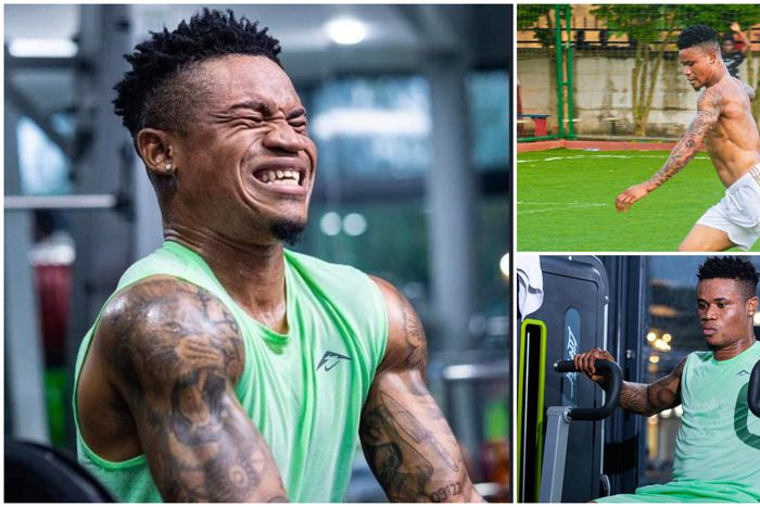 Super Eagles prospect Gift Orban shared these photos on his IG.