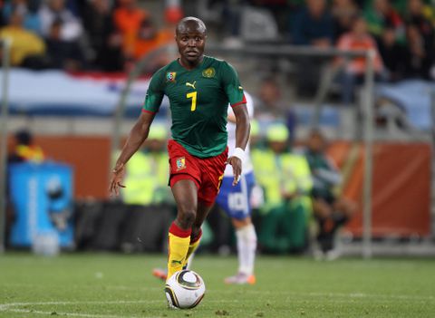 Landry Nguemo in action for Cameroon || Imago