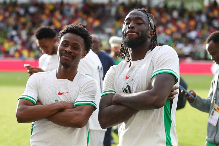 Super Eagles stars Tolu Arokodare and Nathan Tella | Imago