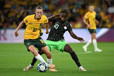 Christy Ucheibe was omnipresent in midfield for the Super Falcons of Nigeria against Australia - Image Credit - Imago