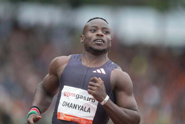 Ferdinand Omanyala responds to critics over claims he only records fast times in Kenya