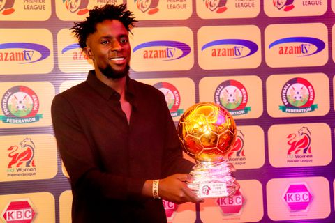 Gor Mahia's Austin Odhiambo dedicates FKFPL Most Valuable Player award to injured mother