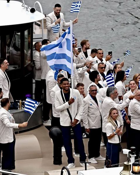 Giannis Antetokounmpo Nigerian Freak Shines As Flag Bearer For Greece At Paris 2024 Olympics 3773