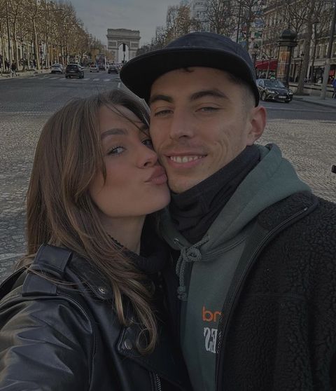 Kai Havertz and Sophia Weber