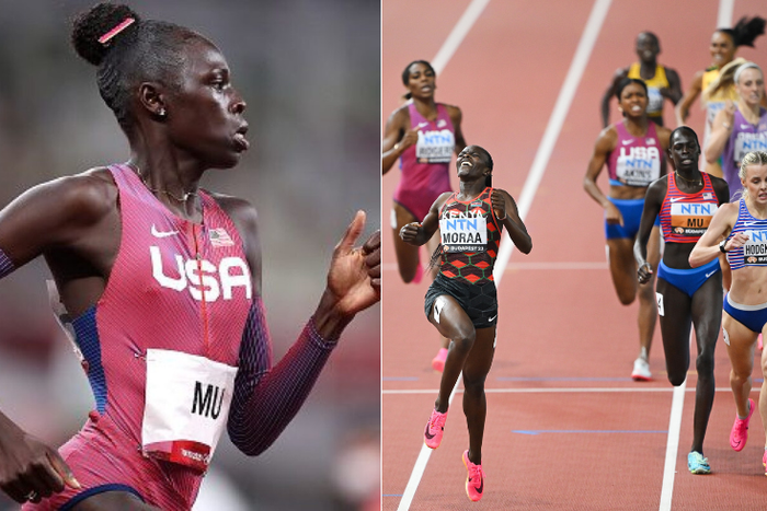 Athing Mu loses 800m world title to Mary Moraa at the World Championships in Budapest