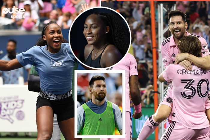 Coco Gauff joins Inter Miami for Lionel Messi || collage: Pulse Sports Image credit: Imago