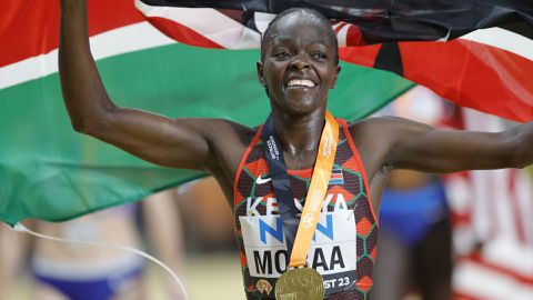 Mary Moraa wins 800m gold for Kenya after flooring strong Mu and Hodgkinson