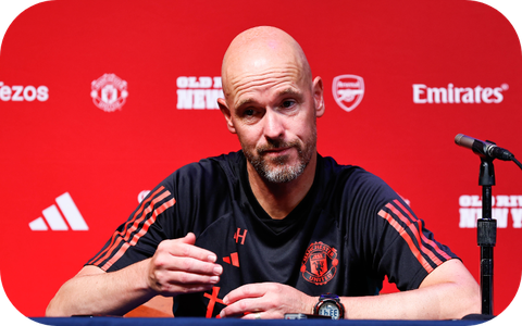 Arsenal vs Man United: Ten Hag points out 3 referee mistakes that 'robbed' his team
