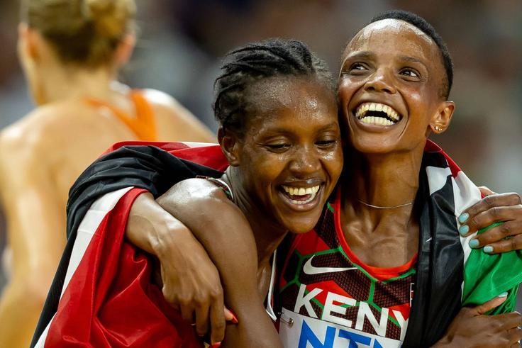 'I love you guys'- Beatrice Chebet expresses affection to counterparts Kipyegon and Hassan
