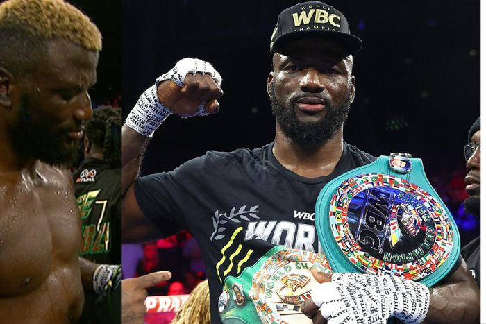 Early on Sunday, August 27, 2023, Efe Ajagba accepted a disqualification victory against Khazktan prospect Zhan Kossobutskiy. Image Credit - Twitter/Top Rank