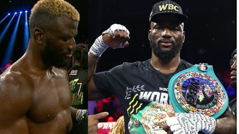 Efe Ajagba: Nigerian boxer gets disqualification win against Zhan Kossobutskiy, takes WBC Silver belt
