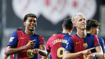 Rayo Vallecano vs Barcelona: Dani Olmo debut goal helps Barcelona maintain 100% LALIGA record