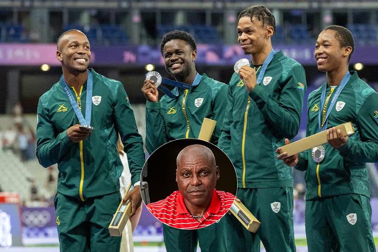 Revealed: How American sprint legend Carl Lewis helped South Africa clinch Olympic 4 x 100m relay silver in Paris