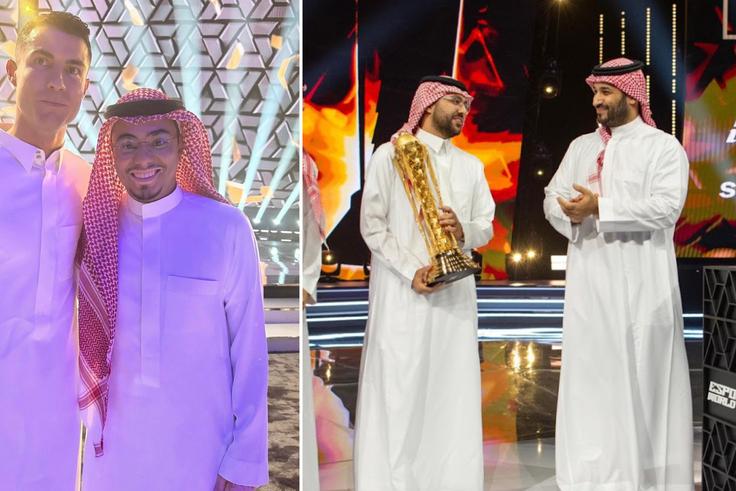 Cristiano Ronaldo attended the Esports World Cup awards presentation