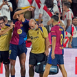 Nobody is happy — Barcelona boss devastated after win as club fears season-ending injury to youngster