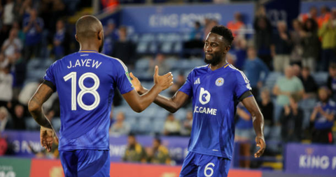 Ghana and Nigeria combine as Ayew assists Ndidi goal in Leicester Cup win over Tranmere Rovers